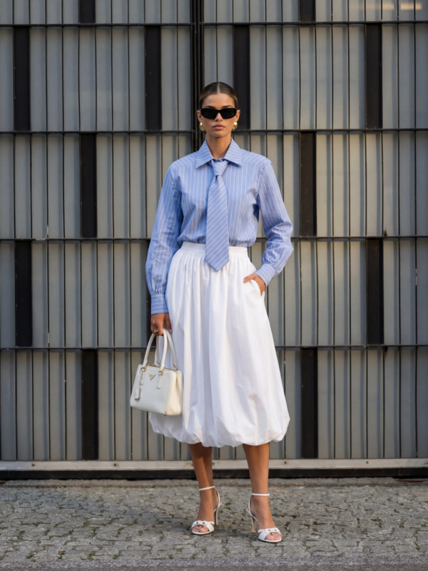 Koszula Laura Stripes Niebieska