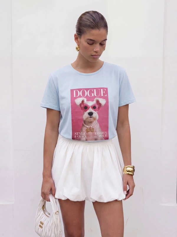 T-shirt Mabelin Dogue Azure
