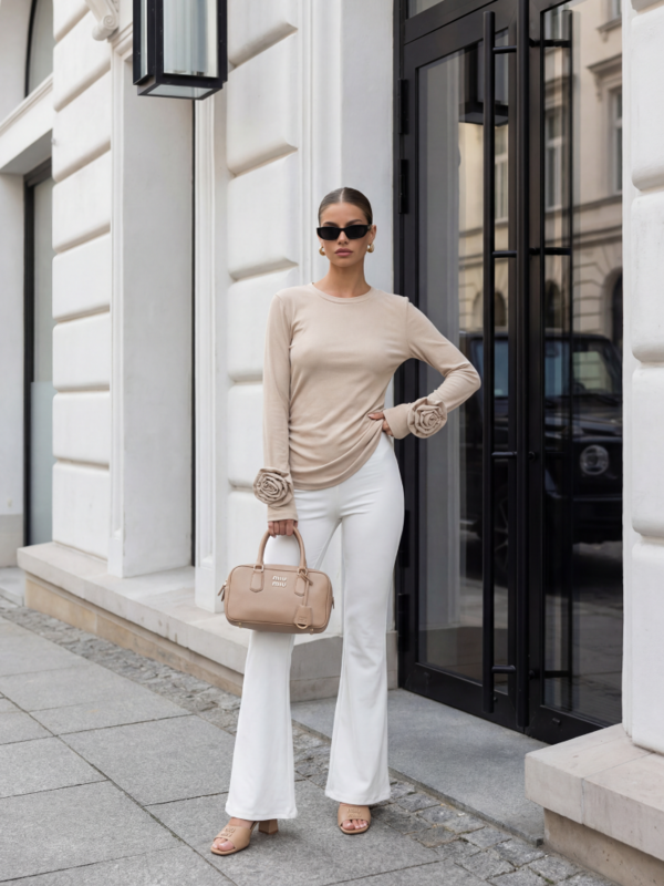 Bluzka Dovie Beżowa