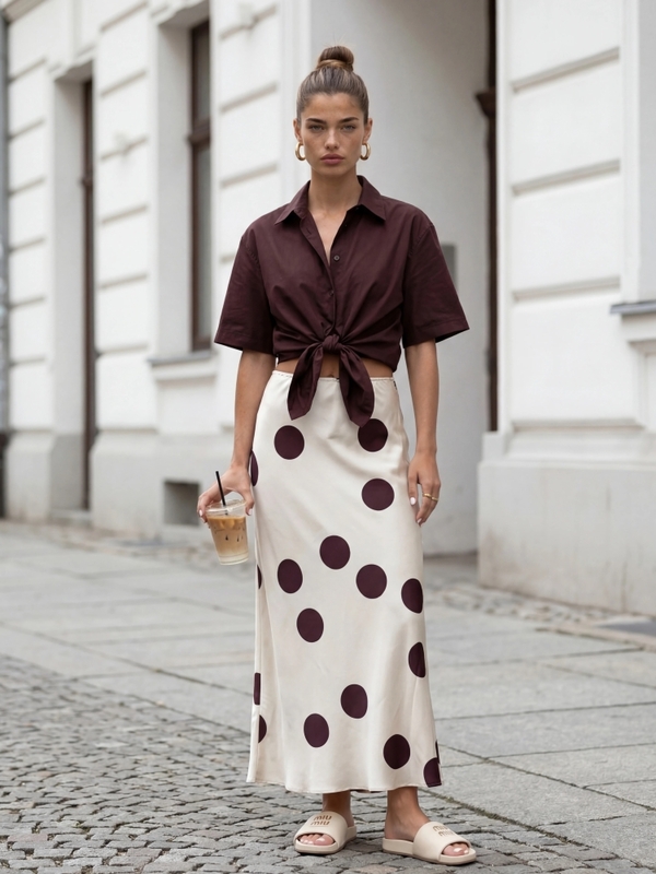 Skirt Antalya Claret Cream