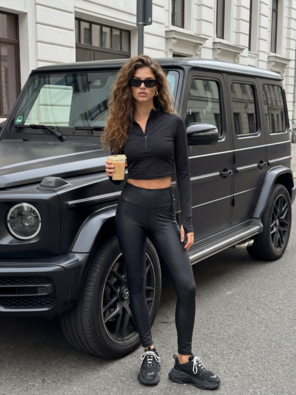 Komplet Melvis Czarny