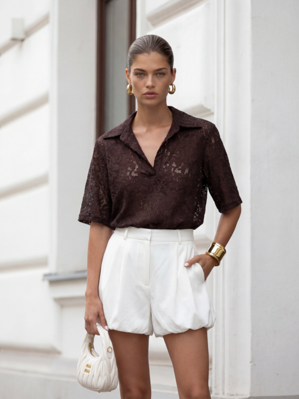 Blouse Morgana Brown
