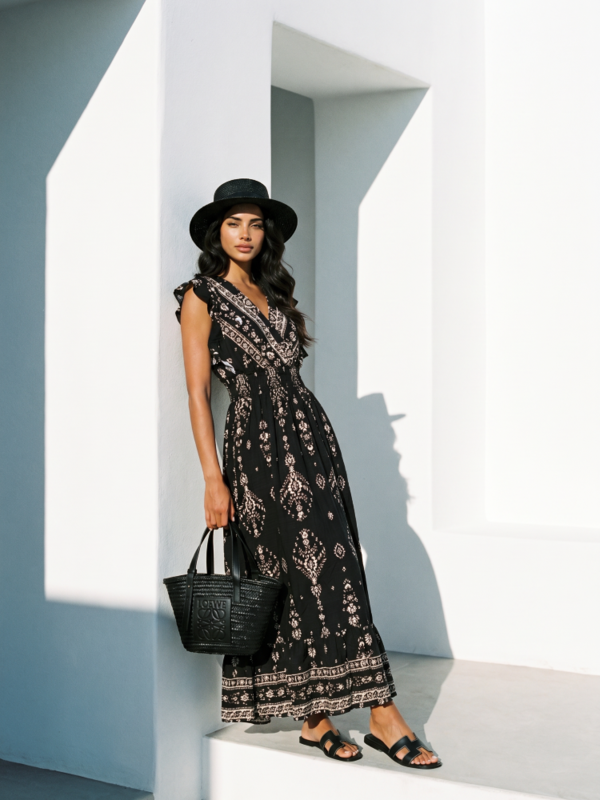 Sukienka Lemira Boho Czarna