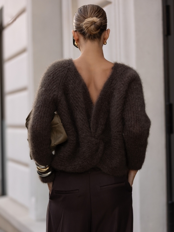 Sweter Timothy Premium New Brązowy