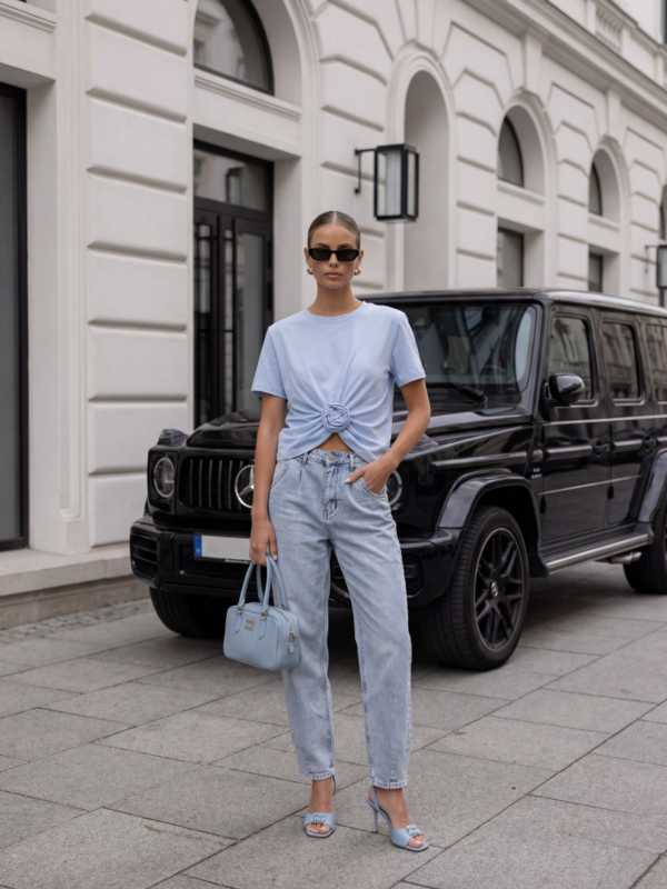 Bluzka Donnie Niebieska