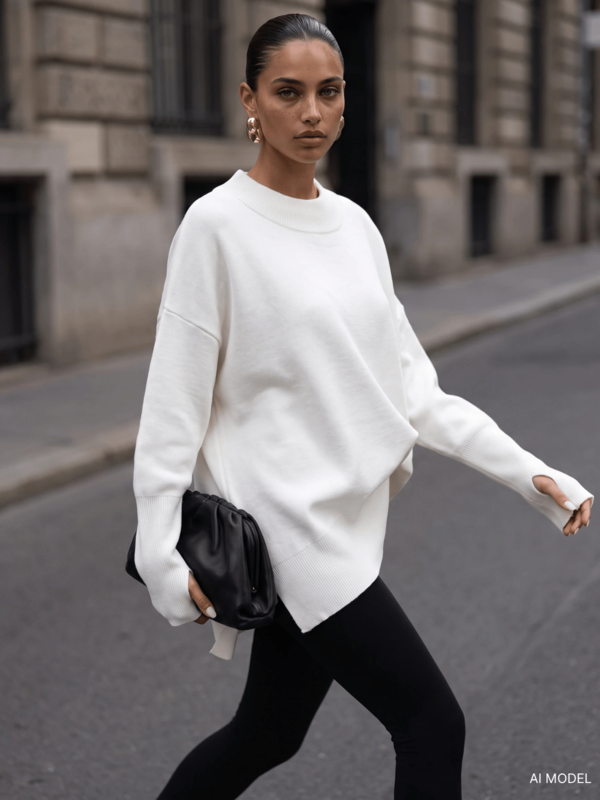 Sweter Misha Kremowy