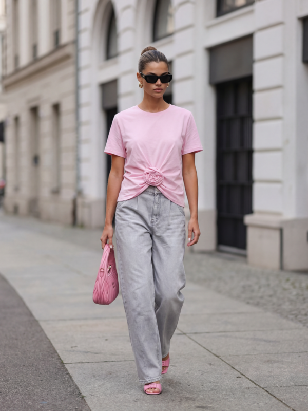 Bluzka Donnie Różowa