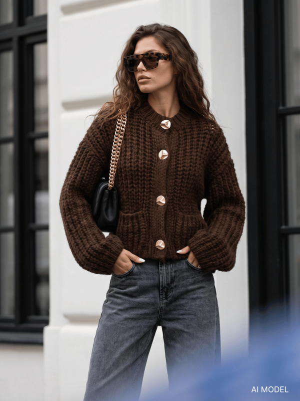 Sweter Charlie Brązowy