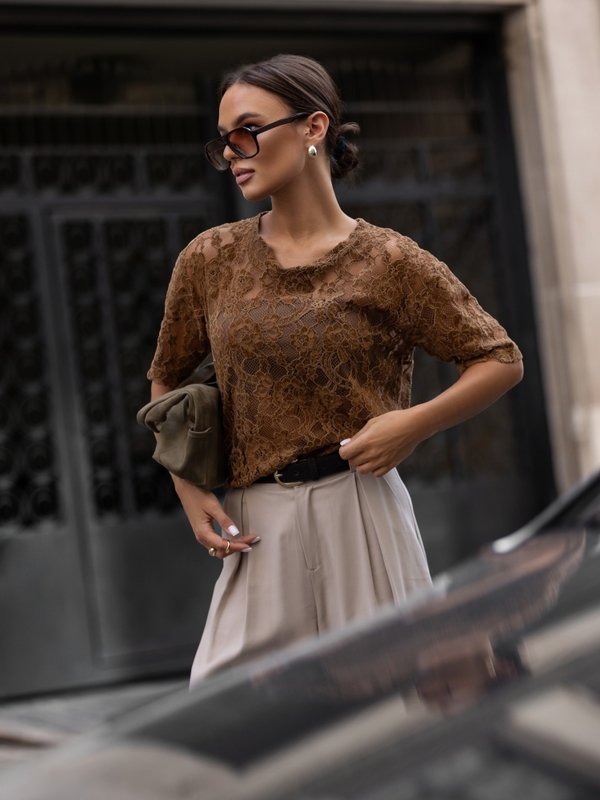 Blouse Christina Caramel