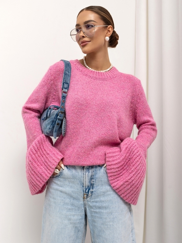 Sweter Calvin Różowy