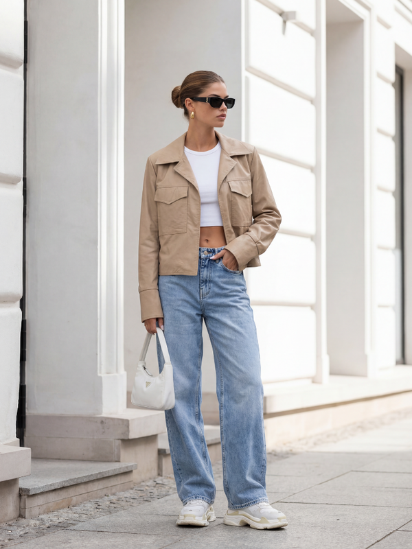 Kurtka Linus Beżowa