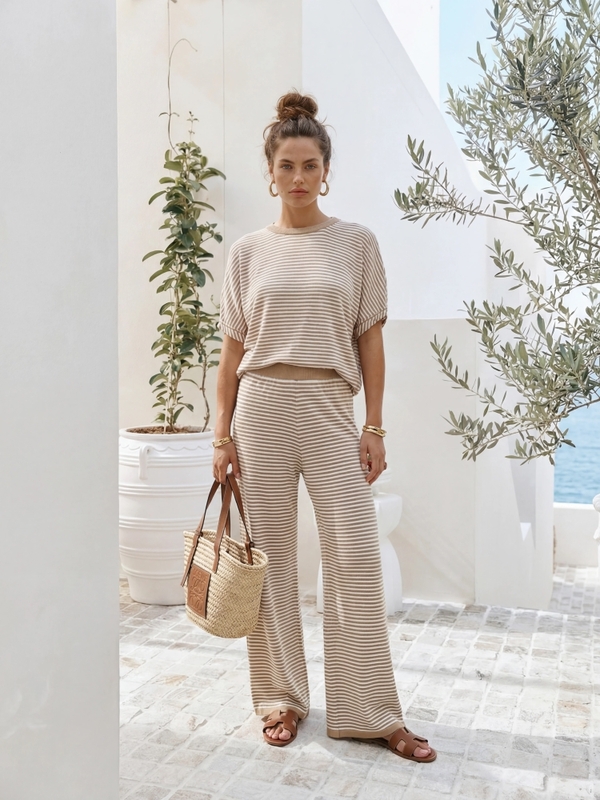 Spodnie Cassian Premium Karmelowe