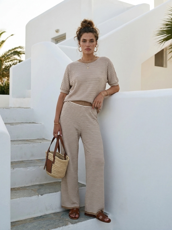 Sweter Cassian Premium Karmelowy