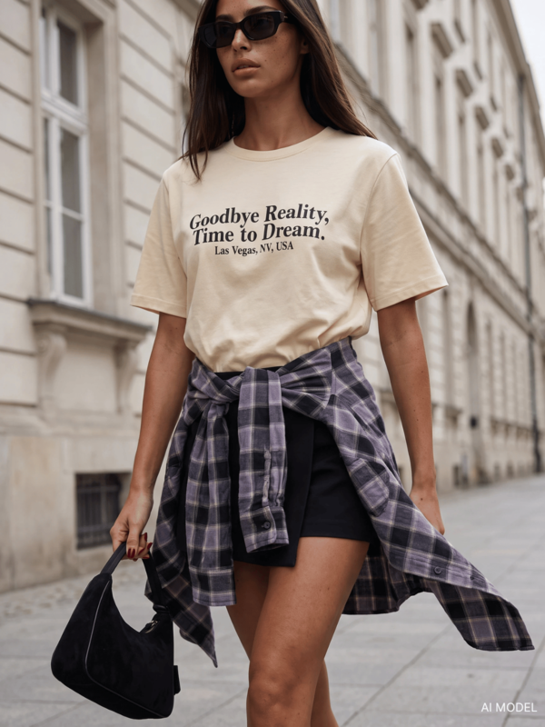 T-shirt Dream Beżowy