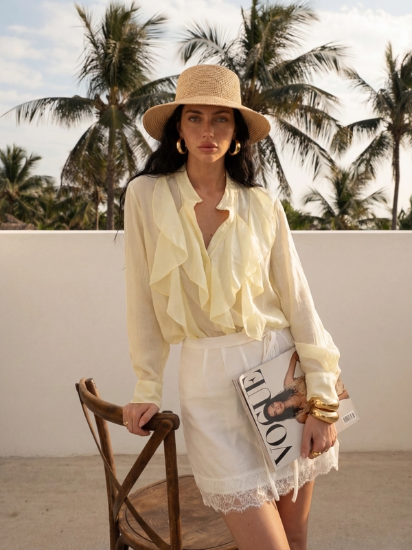 Koszula Yvonne Żółta