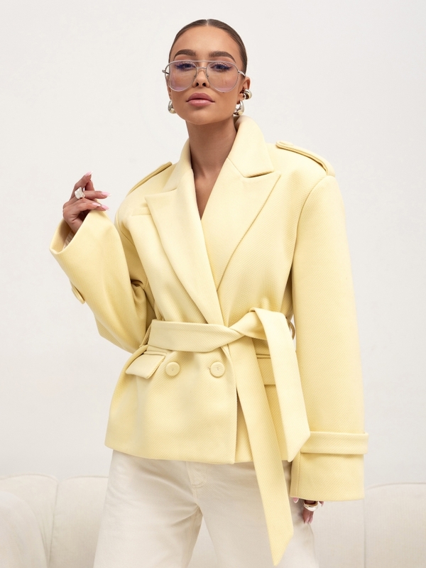 Płaszcz Effi Żółty