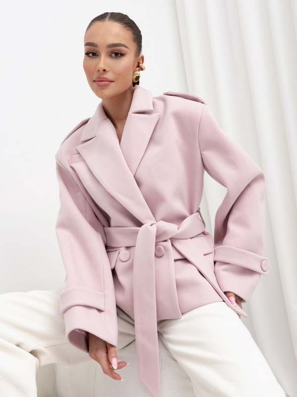 Płaszcz Effi Różowy