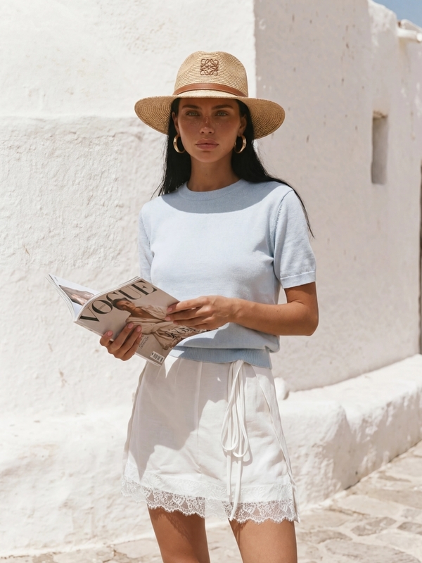 Sweter Octavius New Błękitny