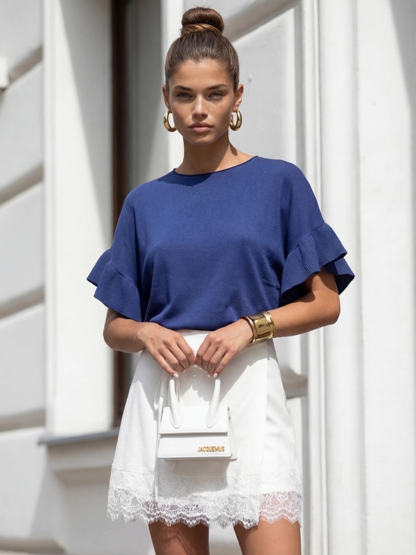 Sweter Safaz Granatowy