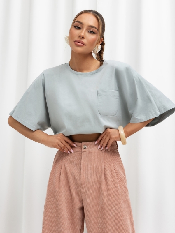 T-shirt Dessi Miętowy