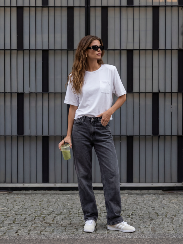 T-shirt Dessi Biały