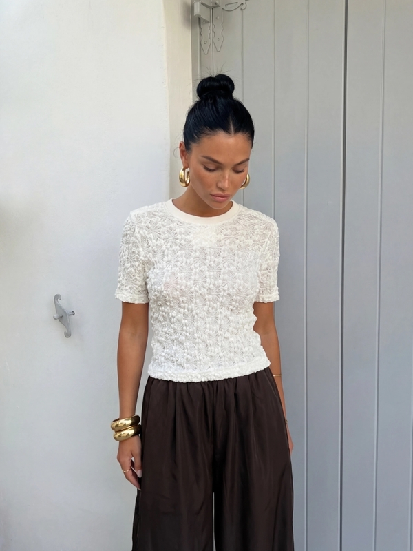 Bluzka Mildred Kremowa