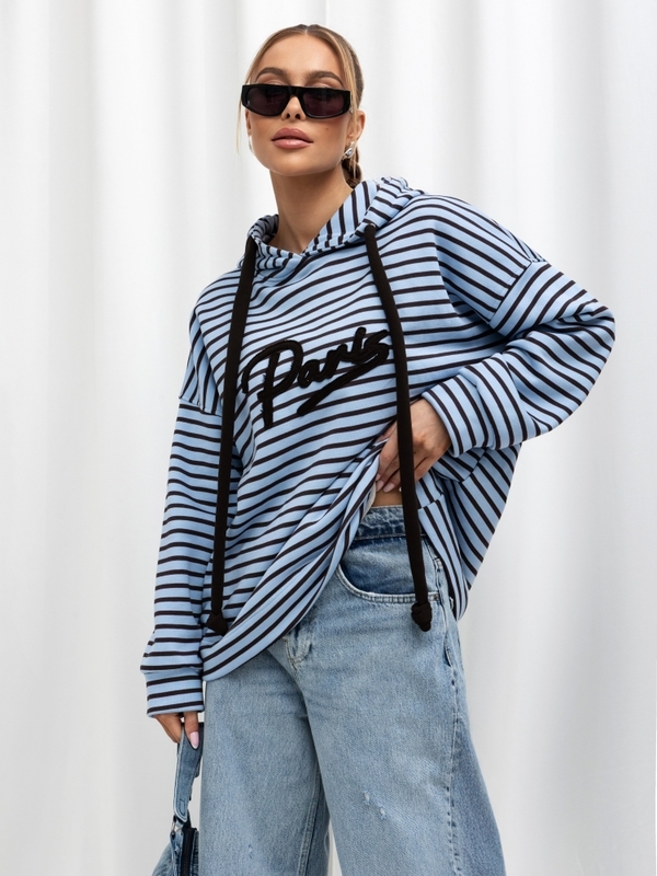 Bluza Eadie Paris Niebieska