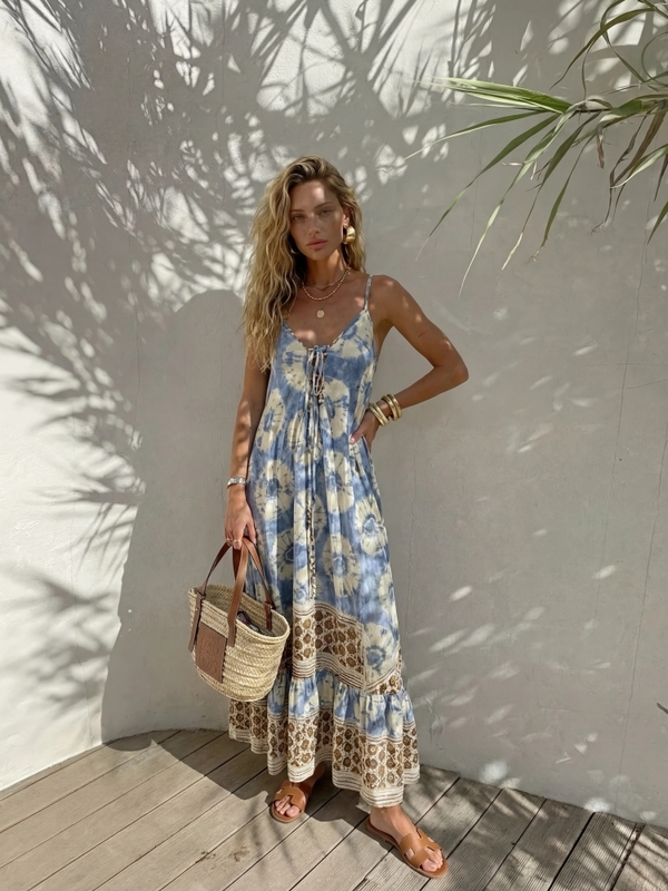 Sukienka Tessie Spring Niebieska