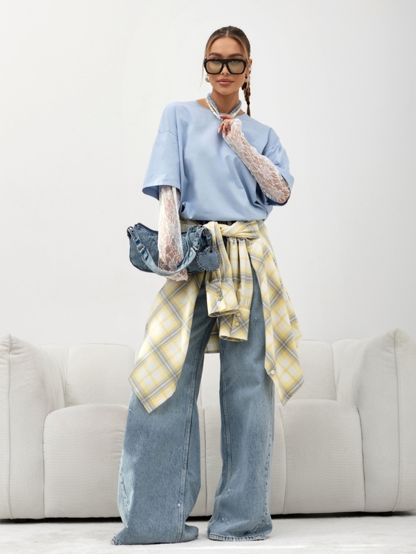 Bluzka Harlynn Błękitna