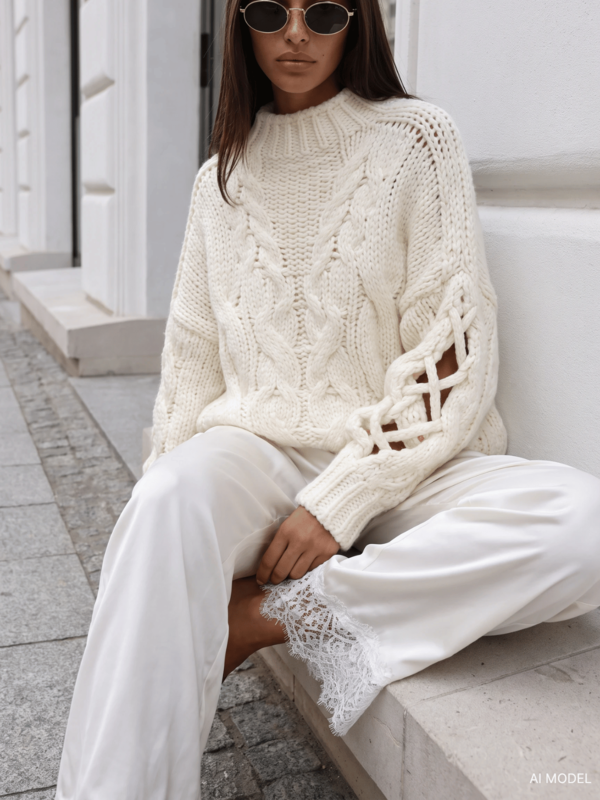Sweter Sheridan Ecru