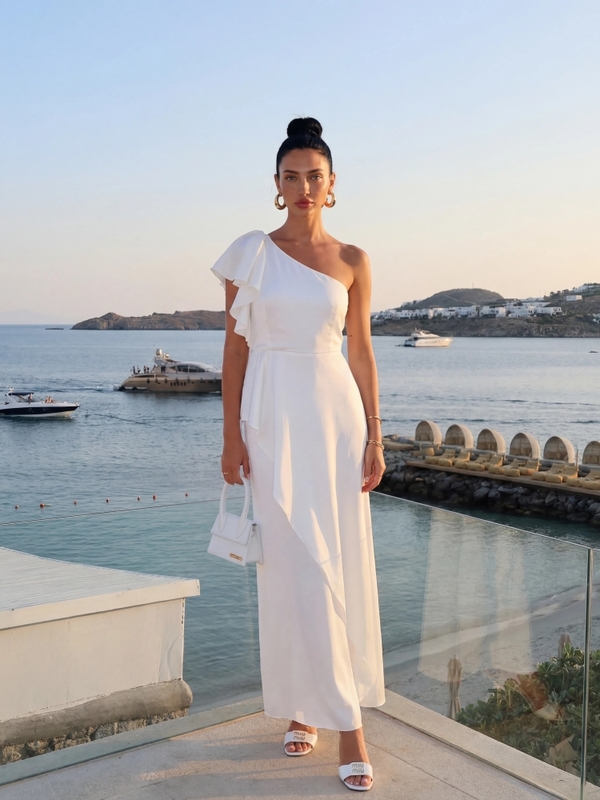 Sukienka Fiora Biała