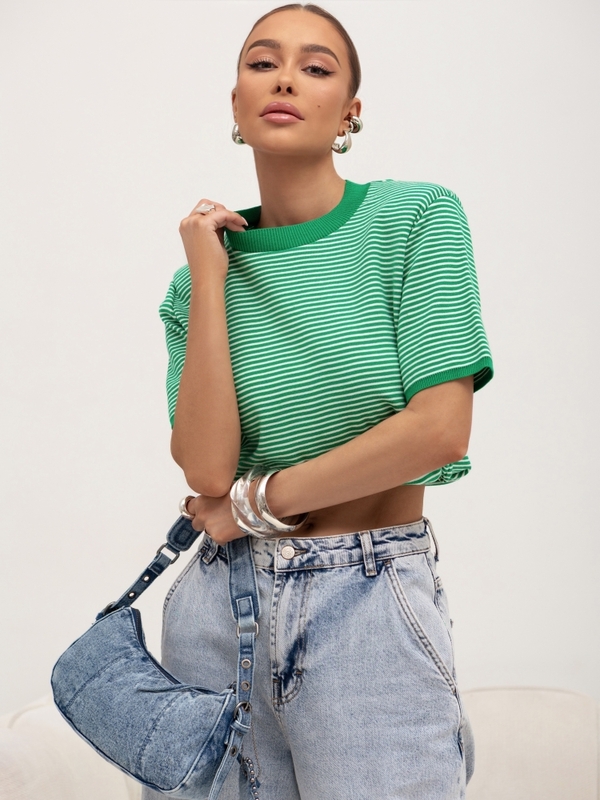 Sweter Marko White Zielony