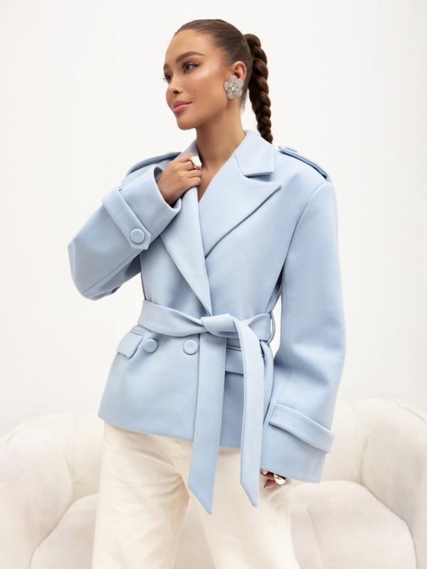 Płaszcz Effi Błękitny