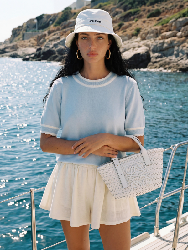 Sweater Gretis Blue White