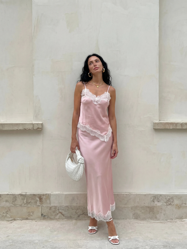 Skirt Miluu Premium Sugar Pink