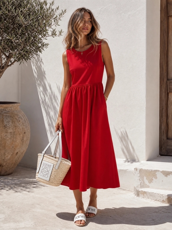Dress Hadley New Red