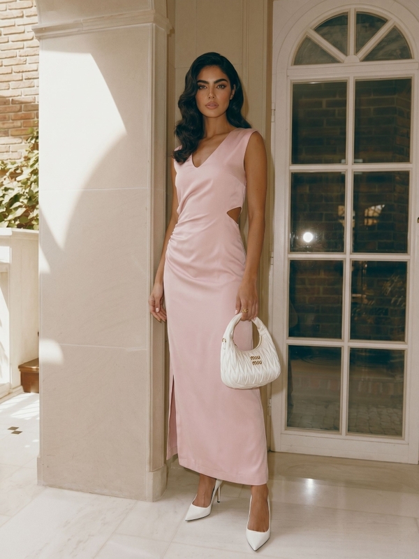 Dress Calvina Dirty Pink