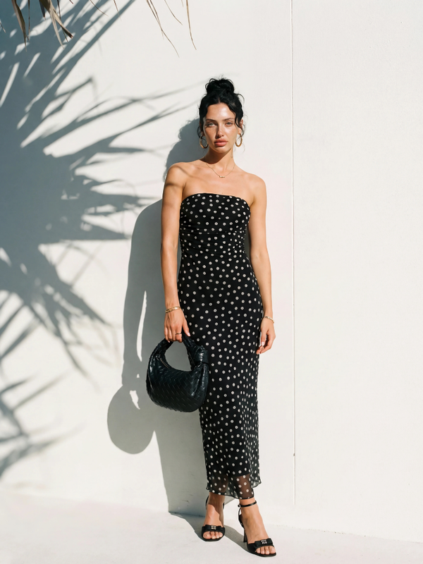 Sukienka Tirri Dots Czarna