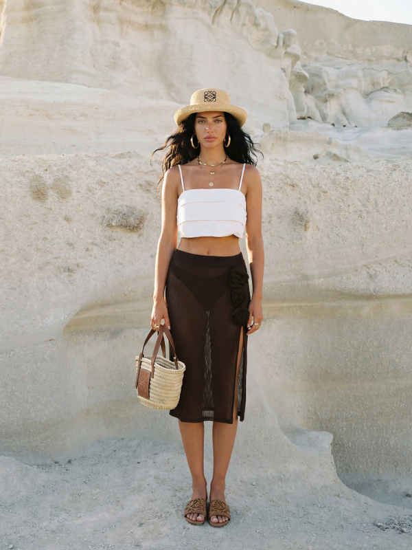 Spódnica Laurella Brązowa