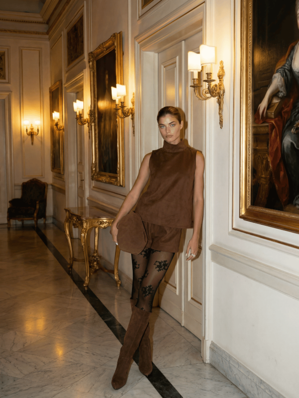 Spodenki Vinisha Karmelowe