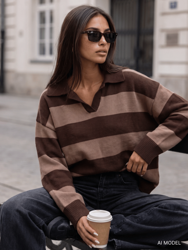 Sweater Ernie Latte D. Brown