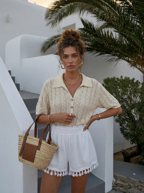 Sweter Terrence Kremowy