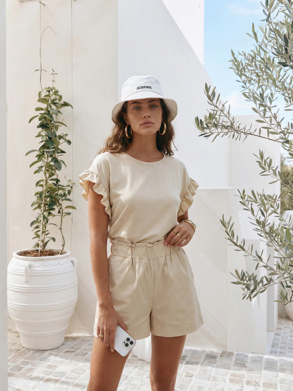 Spodenki Benjamin Beżowe