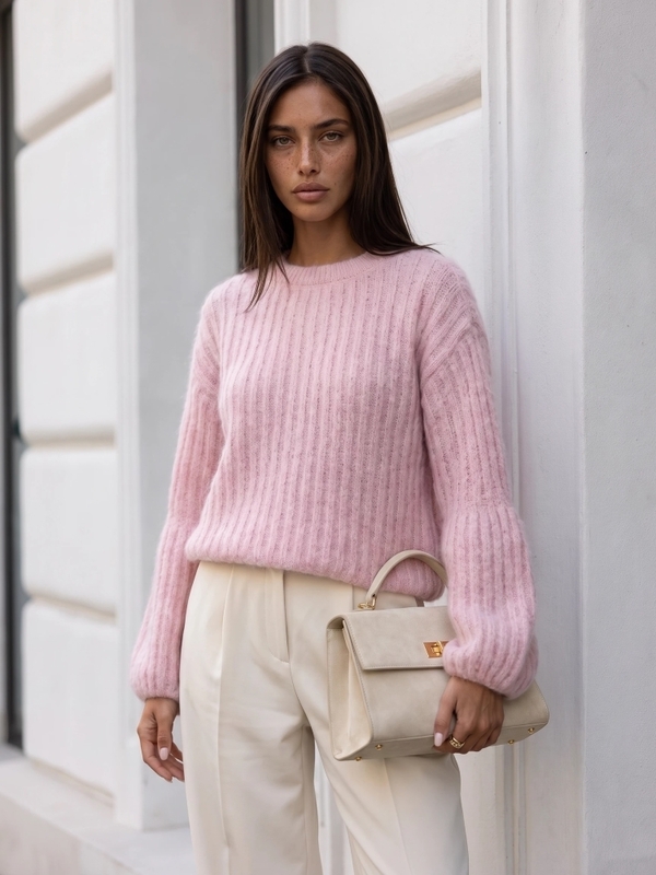 Sweter Francesco Premium Różowy