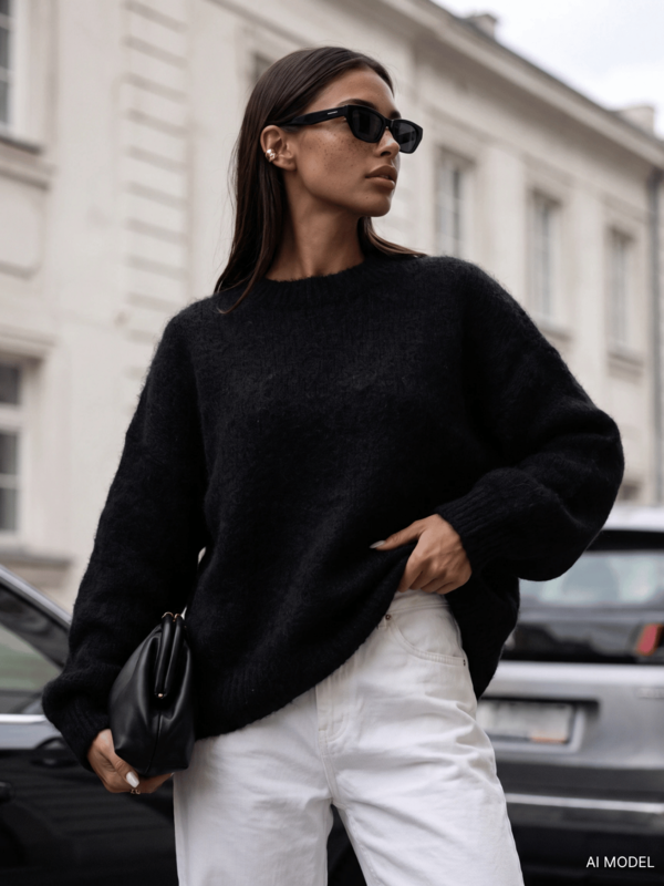 Sweter Felix Premium Czarny