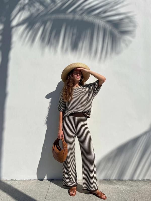 Spodnie Cassian Premium Brązowe