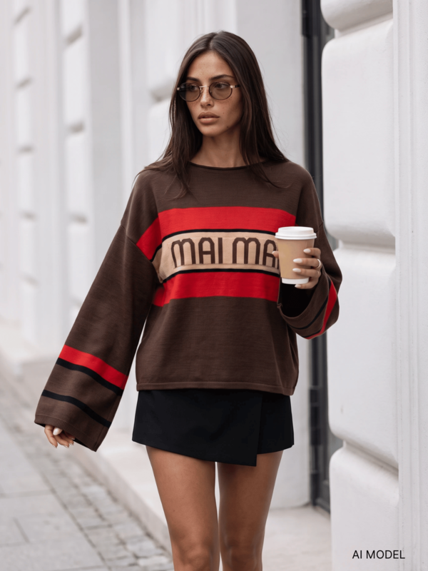 Sweater Alessandro Red D. Brown