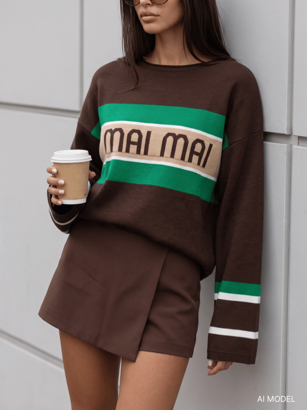 Sweater Alessandro Green D. Brown
