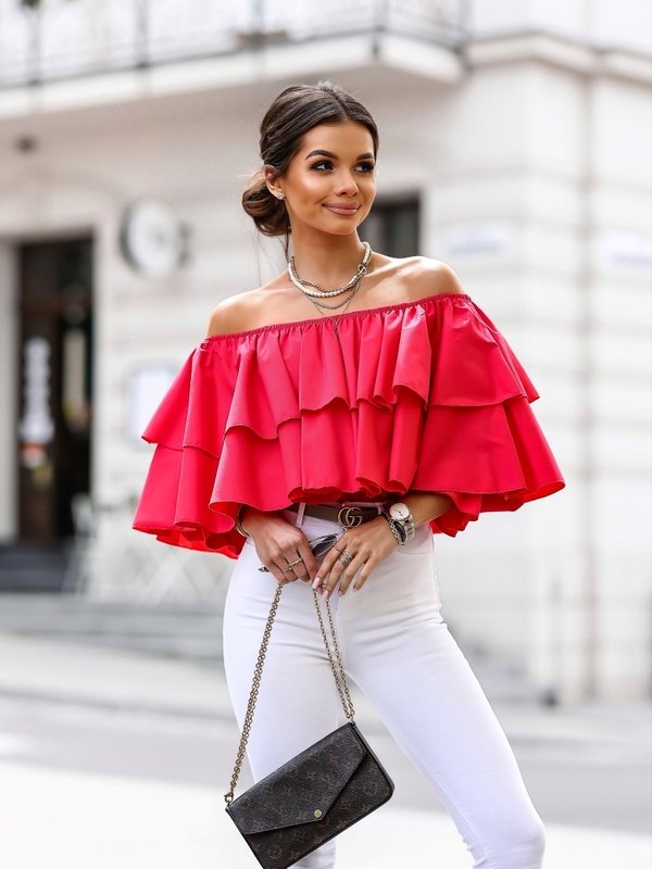 Blouse  Deria Red