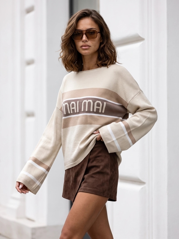 Sweter Alessandro Beige J. Beż